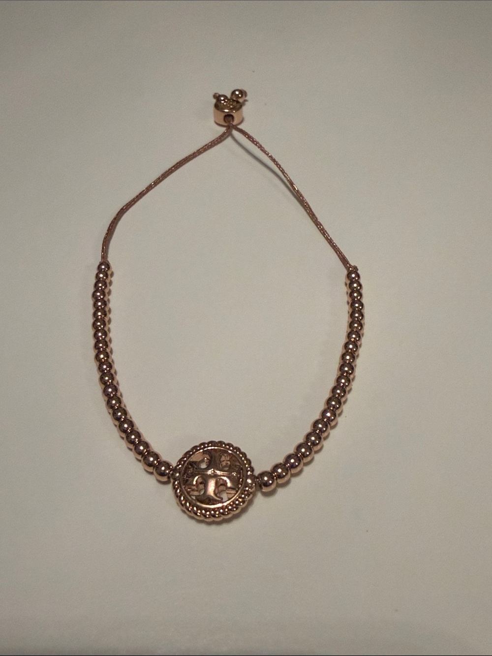 Tory Burch Rope Logo Adjustable Bracelet